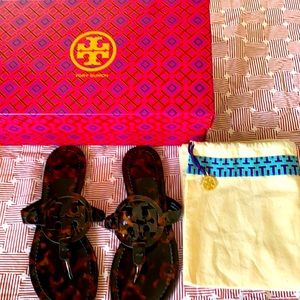Tory Burch miller patent leather sandals